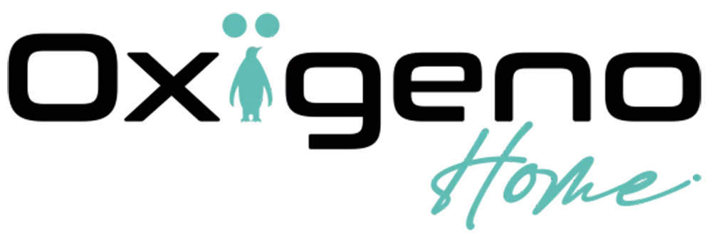 logo oxigeno home verde por negro